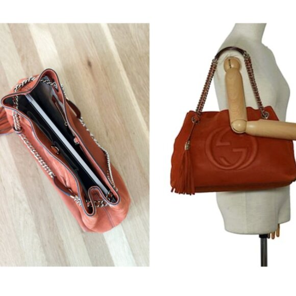 Gucci Soho Chain Tote Shoulder Bag - Picture 16 of 16